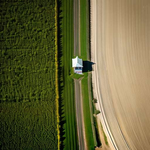 "Vineyard Vista" Midjourney Prompt: Create Your Own Aerial View Masterpiece - Socialdraft