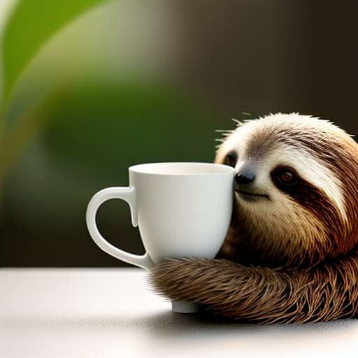 Sloth Tea Time Midjourney Prompt for Custom Art Creation - Socialdraft