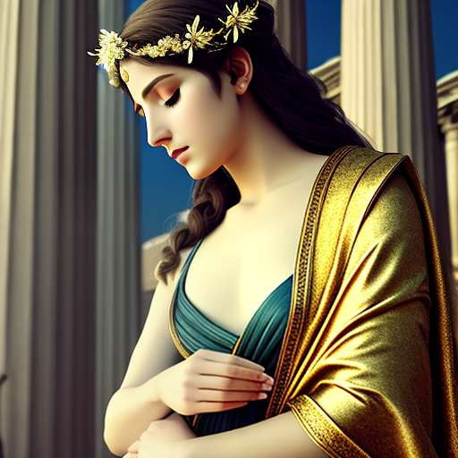 Greek Goddess Midjourney Prompt: Create Your Own Classic Mythical Look - Socialdraft