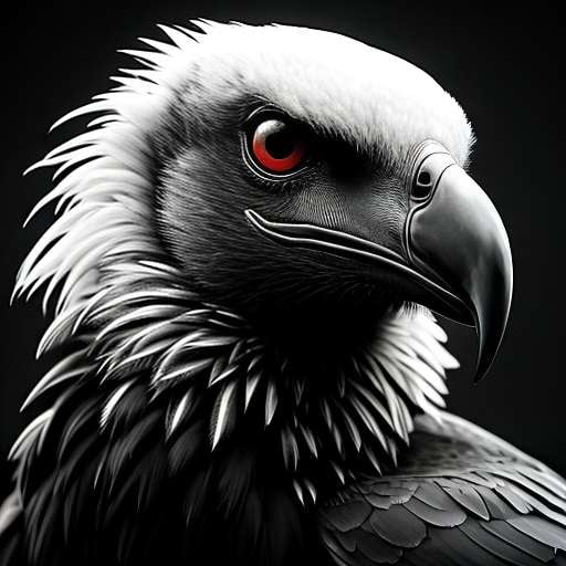 Beastly Vulture Portrait Midjourney Prompt - Customizable Art Creation - Socialdraft