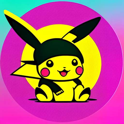 Pikachu Easter Chibi Midjourney Creation - Customizable Text-to-Image Prompt - Socialdraft