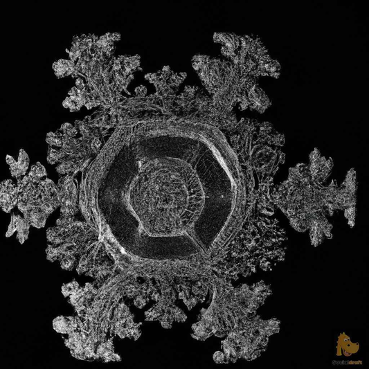 Electron Microscopies Of Snowflakes - Socialdraft
