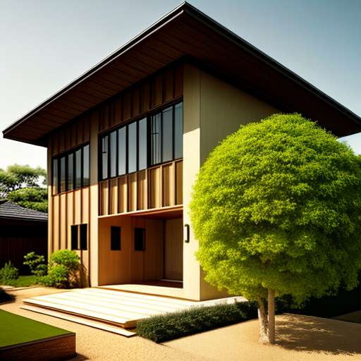 Japanese House Midjourney - Straw Bale Design - Socialdraft