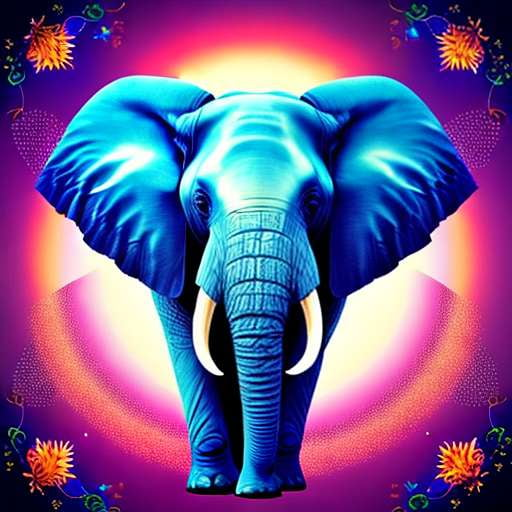 "Mandala Elephant" - Customizable Midjourney Prompt for Text-to-Image Creation - Socialdraft