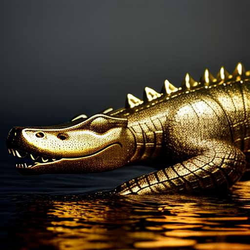 Realistic Midjourney Crocodile Sculpture Prompt for Custom Art Creation - Socialdraft