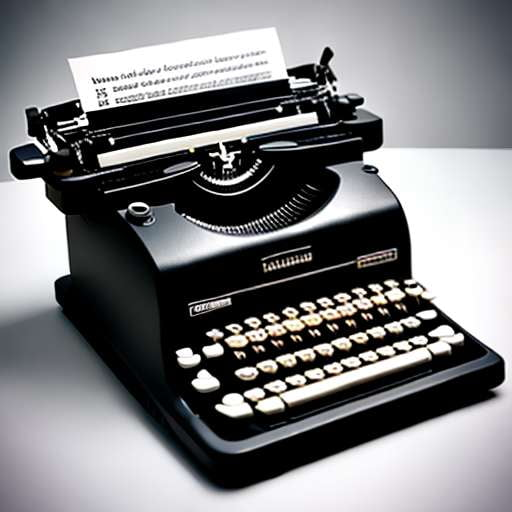 Midjourney Typewriter for Academic Paper Writing Inspiration - Socialdraft