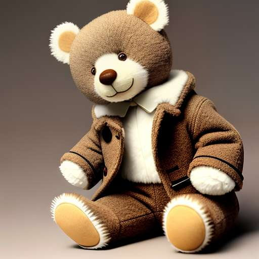Teddy Bear Peacoat Customizable Midjourney Prompt - Socialdraft