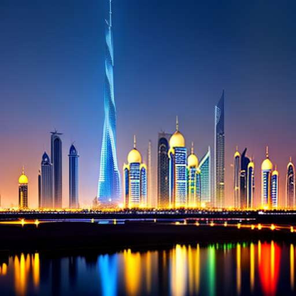 Abu Dhabi Cityscape Custom Midjourney Prompt - Socialdraft