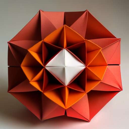 Fall Kusudama Origami DIY Midjourney Prompt - Create Stunning Origami Art - Socialdraft
