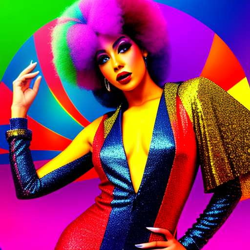 "Disco Diva" - Customizable Midjourney Prompt for Glamorous Image Generation - Socialdraft