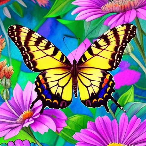 Butterfly Worlds Midjourney Prompts: Customizable Text-to-Image Creations - Socialdraft