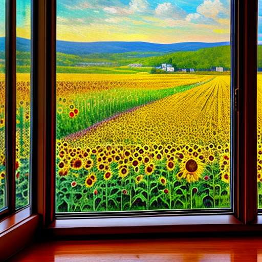 Sunflower Stained Glass Midjourney Prompt: Create a Stunning and Unique Art Piece - Socialdraft