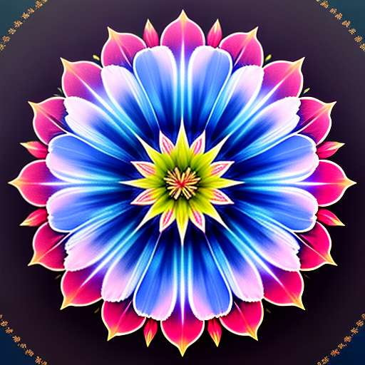 Mandala Hibiscus: Midjourney Prompt for Unique & Colorful Art Pieces - Socialdraft