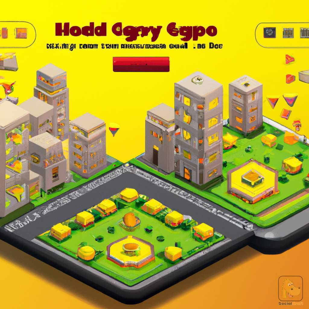 Game Background Isometric City Landscape - Socialdraft