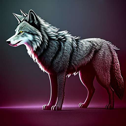 Fenrir Wolf Midjourney Prompt for Unique Custom Artwork - Socialdraft