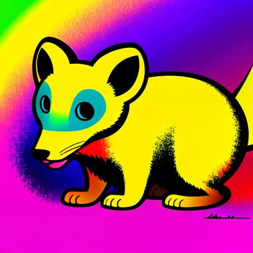 "Customizable Yellow Mongoose Cartoon Prompt - Midjourney Image Generation" - Socialdraft