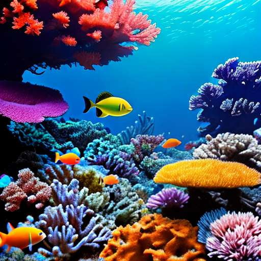 Coral Reef Biome Midjourney Image Prompt - Socialdraft