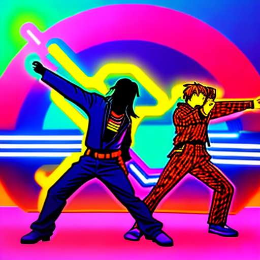 Funky Anime Dance Midjourney Prompt - AI-Generated Dance Moves - Socialdraft