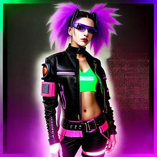 Cybergoth Fashion Midjourney: Create Your Own Cyberpunk Style - Socialdraft