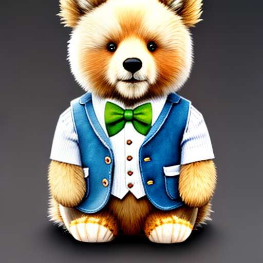 Teddy Bear Vest Midjourney Prompt - Unique Customizable Text-to-Image Model - Socialdraft