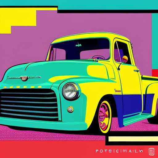 Midjourney Pop Art Cars and Trucks Prompt for Custom Creations - Socialdraft