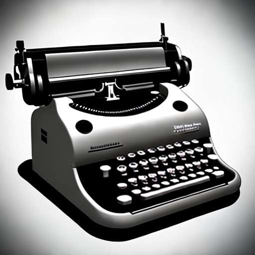 Social Media Typewriter Art - Customizable Midjourney Prompts - Socialdraft