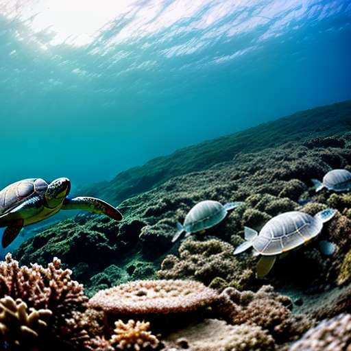 "Save the Seas" Midjourney Prompt for Ocean Conservation Imagery - Socialdraft