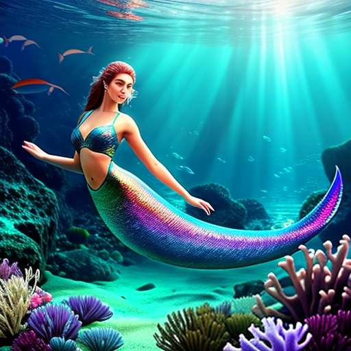 Mermaid Scales Midjourney Prompt - Customizable Text-to-Image Creation Tool - Socialdraft