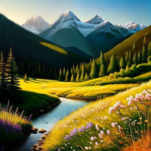 Alpine Meadow Midjourney Prompt: Create Gorgeous Mountain Scapes - Socialdraft