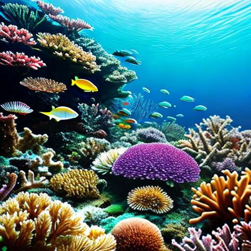 Coral Reef Oasis: Customizable Midjourney Image Prompt. - Socialdraft