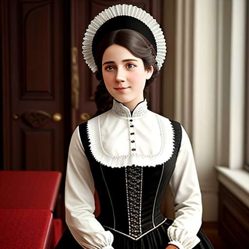 Victorian Maid Attire Midjourney Prompt - Customizable Text-to-Image Creation - Socialdraft