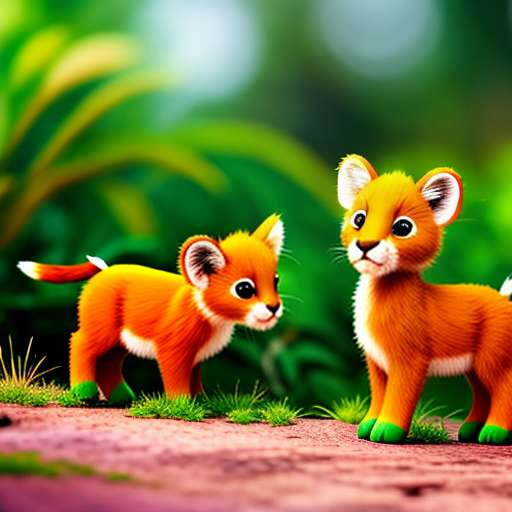 Safari Baby Animals Midjourney Prompt - Customizable Wildlife Art for Nursery or Kids Room Decor - Socialdraft