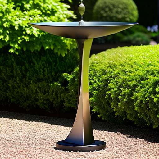 Midjourney Solar Urn Fountain with Swan Sculpture Prompt - Socialdraft