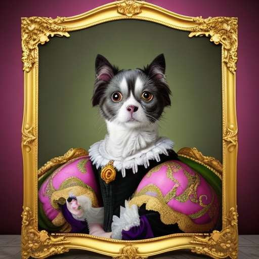 Pet Baroque Portraits - Customizable Midjourney Prompts for Pawsome Artworks - Socialdraft