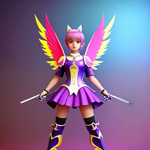 Magical Girl Anime Character Creator - 3D Midjourney Prompt