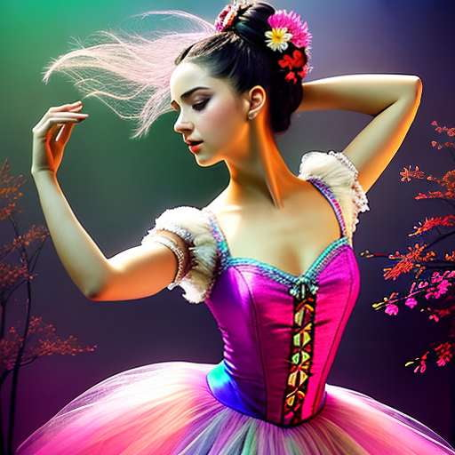 Fantasy Ballerinas Midjourney Prompt - Customizable Dance Art Creation - Socialdraft