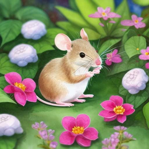 Midjourney Prompt: Customizable Cute Little Mouse Image Creation - Socialdraft