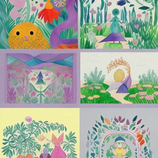 Watercolor Midjourney Kids Book Illustrations - Socialdraft