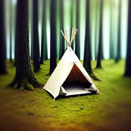 Dreamy Forest Teepee Midjourney Prompt - Create Your Own Magical Teepee Adventure - Socialdraft