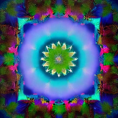 Botanical Peacock Mandala - Midjourney Prompt for Stunning Artwork - Socialdraft