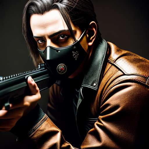 Resident Evil Shotgun Portrait Midjourney Prompt - Socialdraft