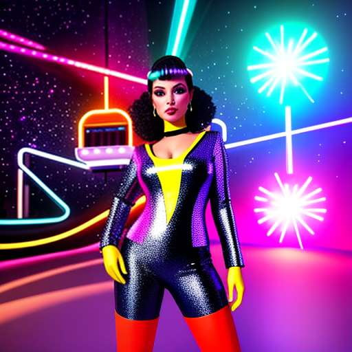 Disco Bliss Fashion Midjourney Prompt - Create Your Groovy Retro Outfit - Socialdraft