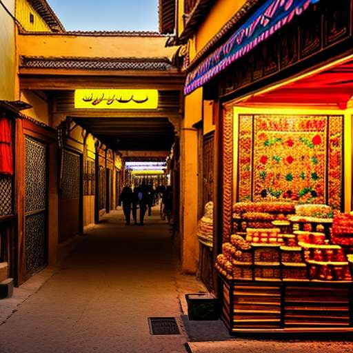 Moroccan Bazaar Midjourney Prompt featuring Entei - Socialdraft