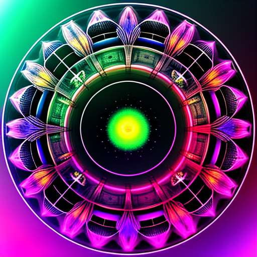 Alien Mandala Customizable Midjourney Prompt for Text-to-Image Creation - Socialdraft