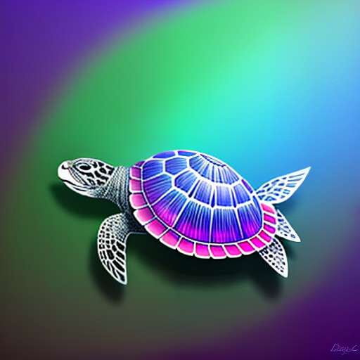 Paisley Turtle Midjourney Image Generation Prompt - Socialdraft