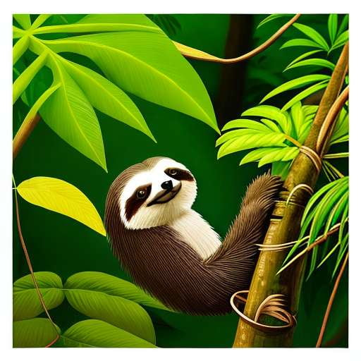 "Cute Bow Sloth" Midjourney Prompt for Custom Art Creation - Socialdraft