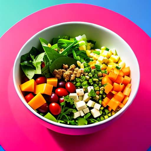 Meal Prep Salad Midjourney Creation for Healthy Eating Goals - Socialdraft