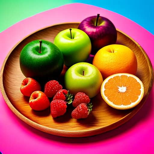 Fresh and Colorful Fruit Platter Midjourney Prompts - Socialdraft