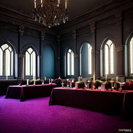 Gothic Banquet Hall Text-to-Image Prompt for Midjourney Creations - Socialdraft