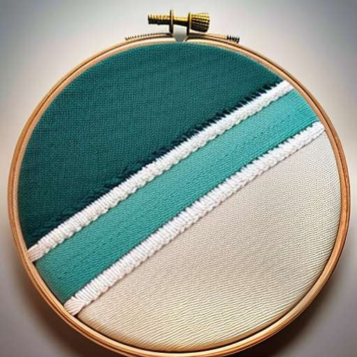 Beach Embroidery Midjourney Prompt: Create your own Relaxing Shoreline Masterpiece - Socialdraft